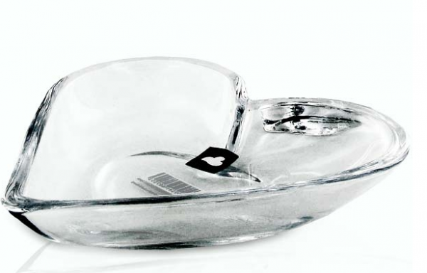 Glass dish – love heart