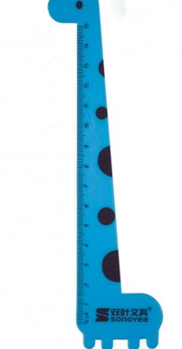 Wooden Giraffe  Ruler